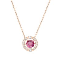 Collana Swarovski Donna Sparkling Dance Round in Lega metallica Cristallo 5279421 - 5279421